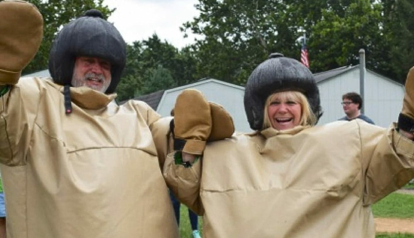 Dale & Howard Batterman in sumo suits